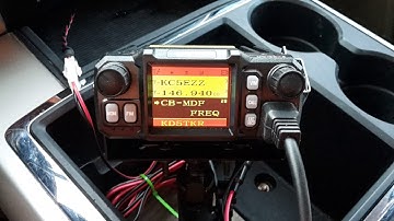 New Mobile Tri Band Radio Part 3 - BaoFeng BTech UV25X4 Useful Menu Options and Vehicle Install