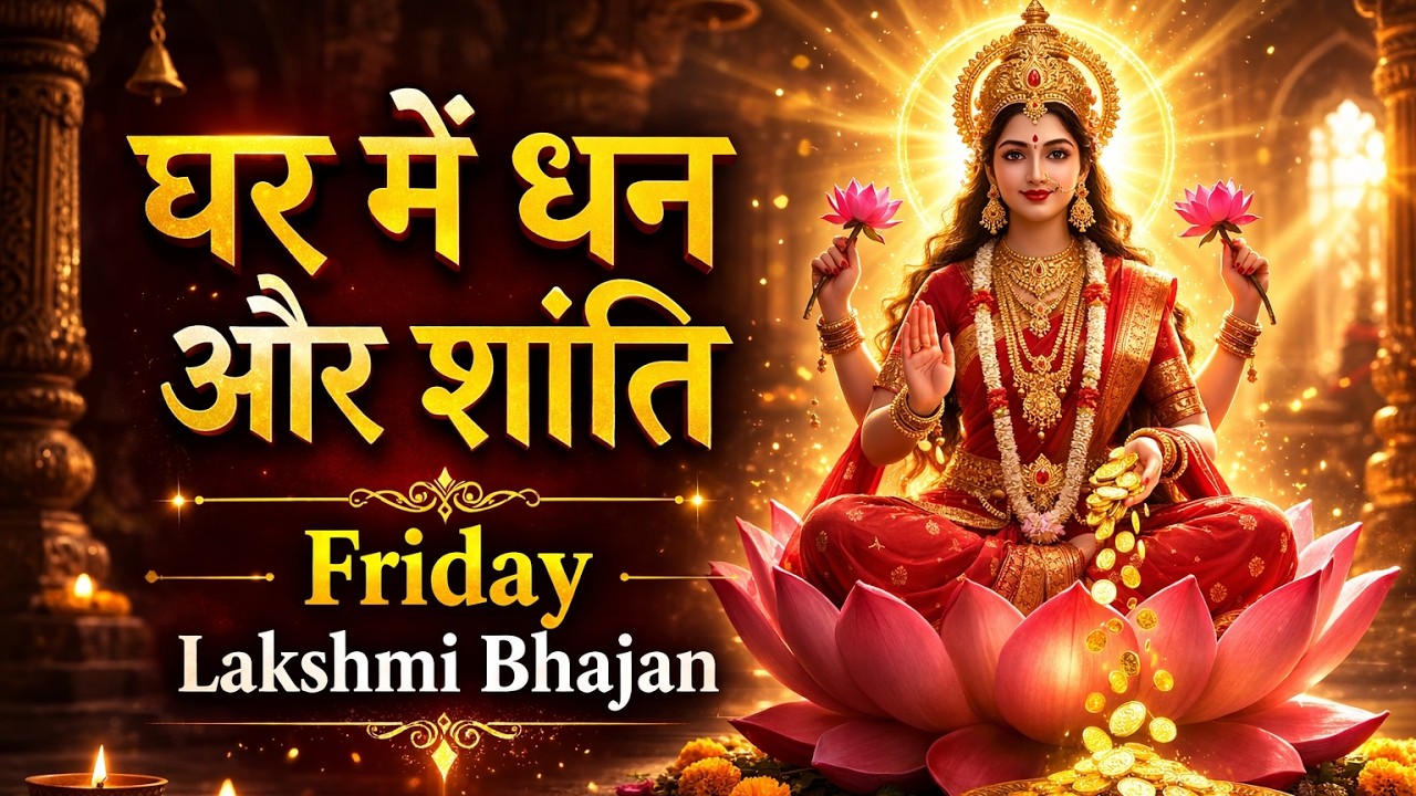 शुक्रवार लक्ष्मी भजन | Friday Lakshmi Bhajan | घर में धन और शांति का आशीर्वाद 🌺🙏