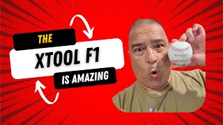 Baseball engraving with Xtool F1