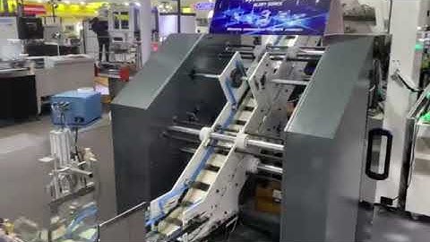 Honor series 800 folder gluer with inline coding -inspection-ejection-180 degrees turning