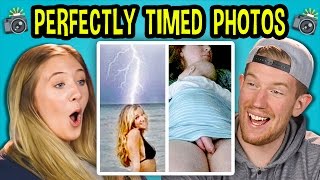 10 PERFECTLY TIMED PHOTOS WITH TEENS AND ADULTS (React)
