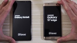 Galaxy Note 8 Vs S7 Edge - Speed Test 4K