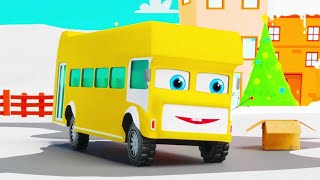 Deck The Halls Song | Wheels on the Bus | Nursery Rhymes & Bus Songs Collection Kids USA