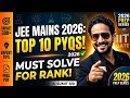 JEE MAINS / NEET TOP QUESTIONS