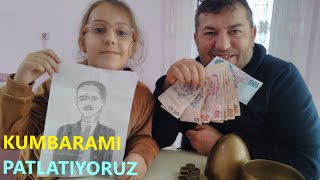 Prenses Elifin Kumbarasını Patlatıyoruz, Kumbara Nasıl Patlatılır. Kumbaramda Kaç Lira Var Vlog