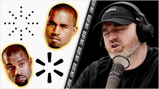 Kanye West Yeezy vs Walmart Logo Controversy...