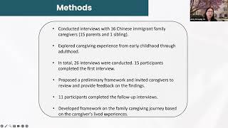 Adapting, learning and persevering towards change: The journey of family caregiving among Chinese...
