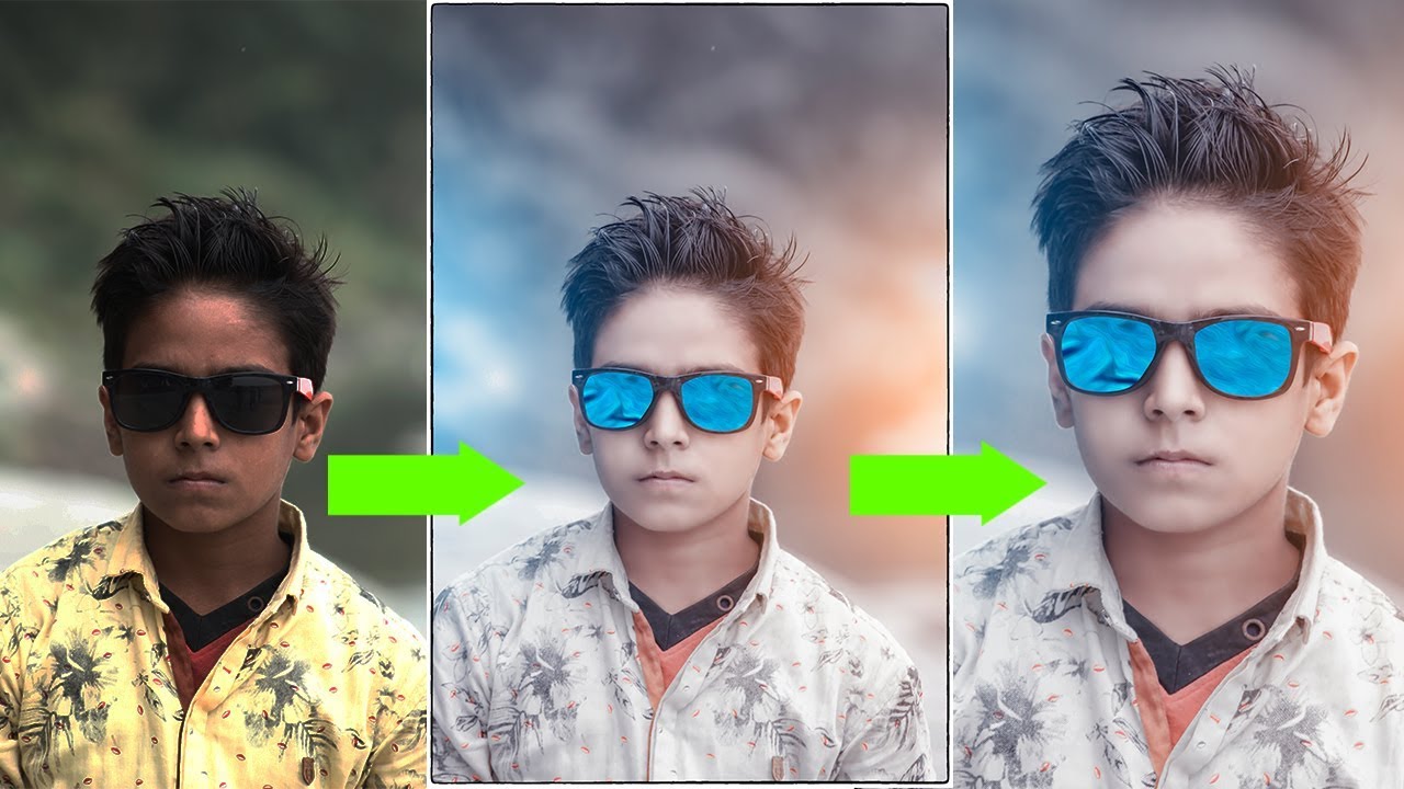 Photoshop CC Tutorial : Outdoor Portrait Edit With Dodging and Burning Face Retouching