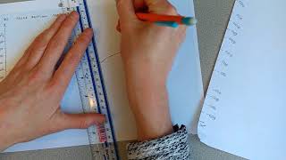 Map 13 video 7: Constructing a cross section 1