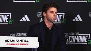 Adam Fantilli Combine Media Availability | Chicago Blackhawks