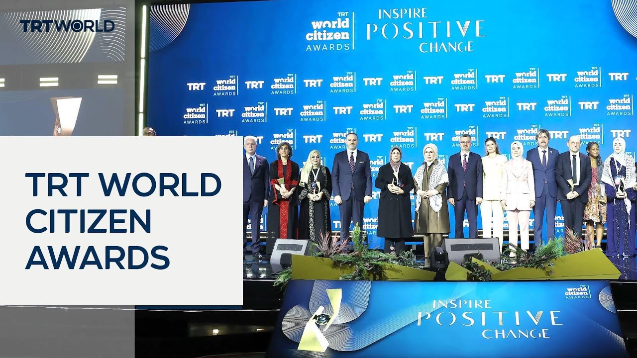 TRT World Citizen Awards ceremony held in Istanbul