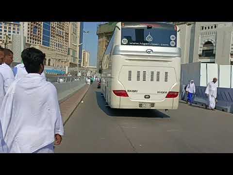 الطريق من الحرم الى فندق شذى مكة المكرمة سيرا على الأقدام