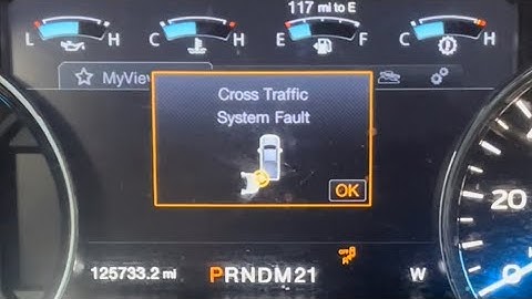F-150 cross traffic system fault and blind spot system fault fix