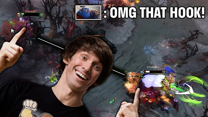 Dendi Pudge with His Signature Hook in 7.32!