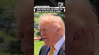 ‘Inflation will go down as soon as Iran war is over…’ Trump’s big promise to Americans