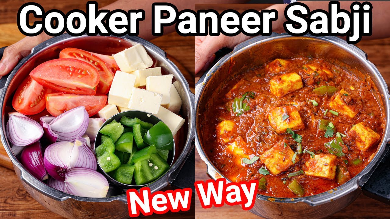 ⁣Make Paneer Sabji Masala in Cooker - Dhaba Style Taste | Quick & Instant Pot Paneer Masala Sabji