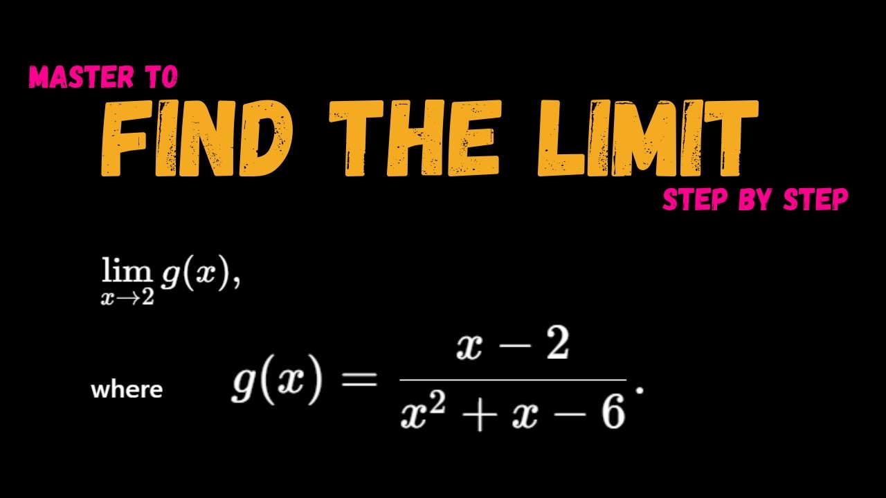 Limits Using Factoring Explained (Step-by-Step Example) - YouTube