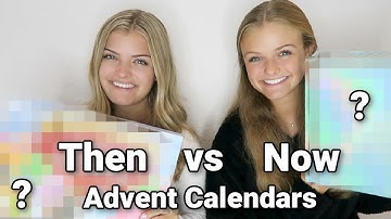 Then vs Now Advent Calendars Opening ALL 24 Days