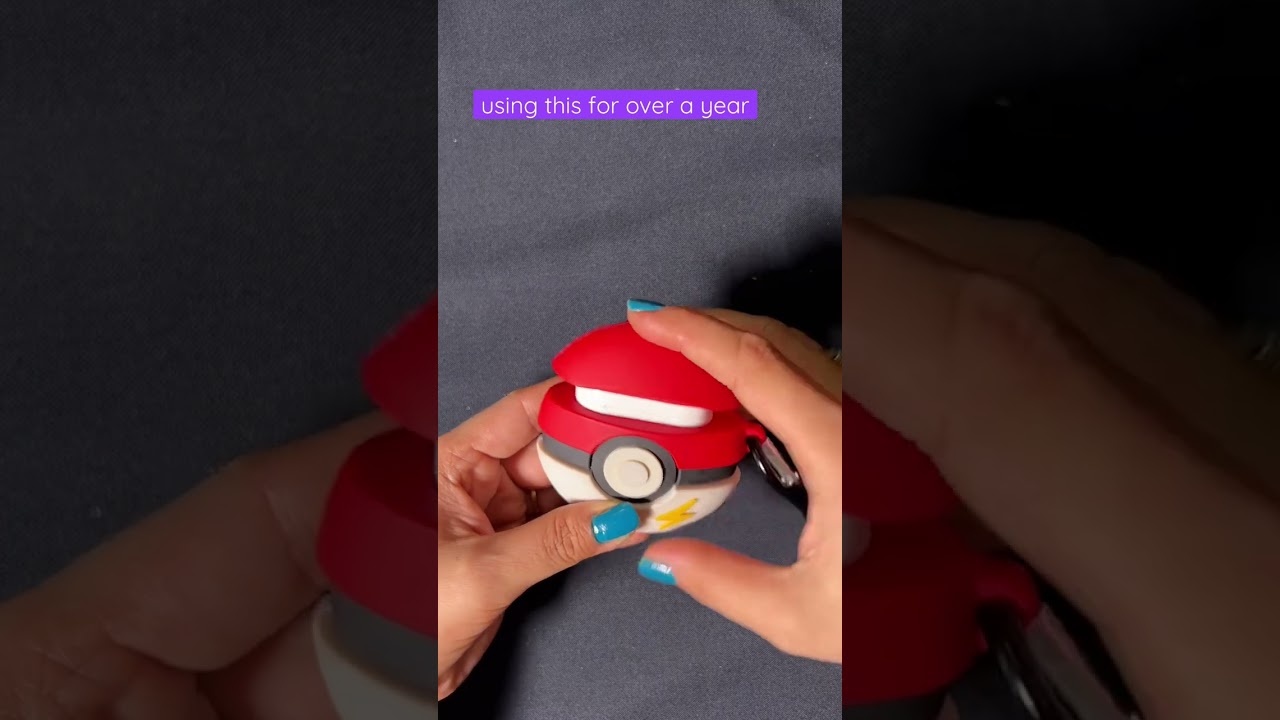 Apple airpods silicone case cover | Pokeball case 