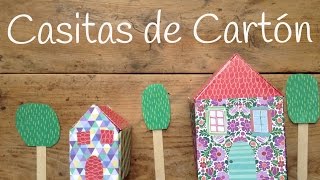 Como hacer una CASA DE CARTÓN para niños |  MANUALIDADES con carton para niños