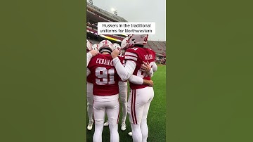 Nebraska’s uniforms vs. Northwestern