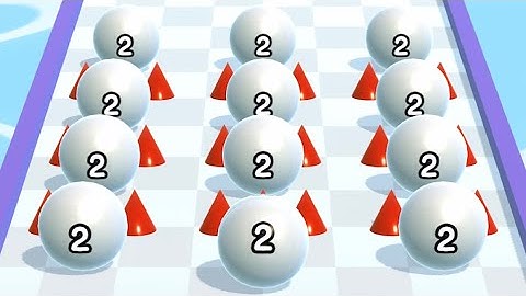 Ball Run 2048 - All Levels Gameplay Walkthrough Android iOS (Lvl 101-125)