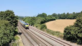 67012 propels set HD04 at Craven Arms with 1V42 1230 Manchester Pic to Cardiff Central. 8 July 2026