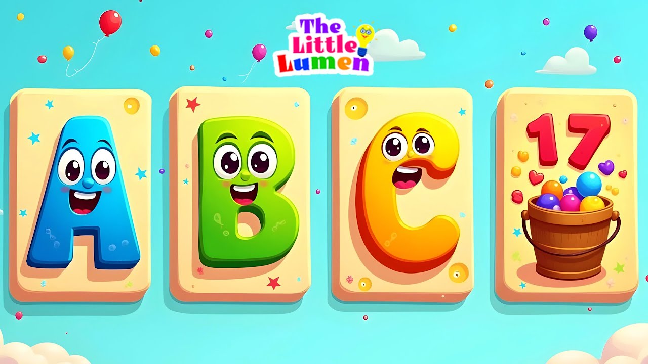 ABC & 123 Colorful Adventure: Learn Shapes with Fun! #kidsvideo - YouTube