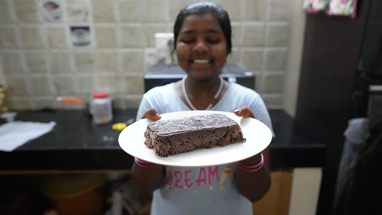 Brownie Bhuvana | இனிமேல் வீட்டுல Bhuvana தான்  சமையல் எல்லாமே !!! Brownie செஞ்சு அசத்திட்டா !!