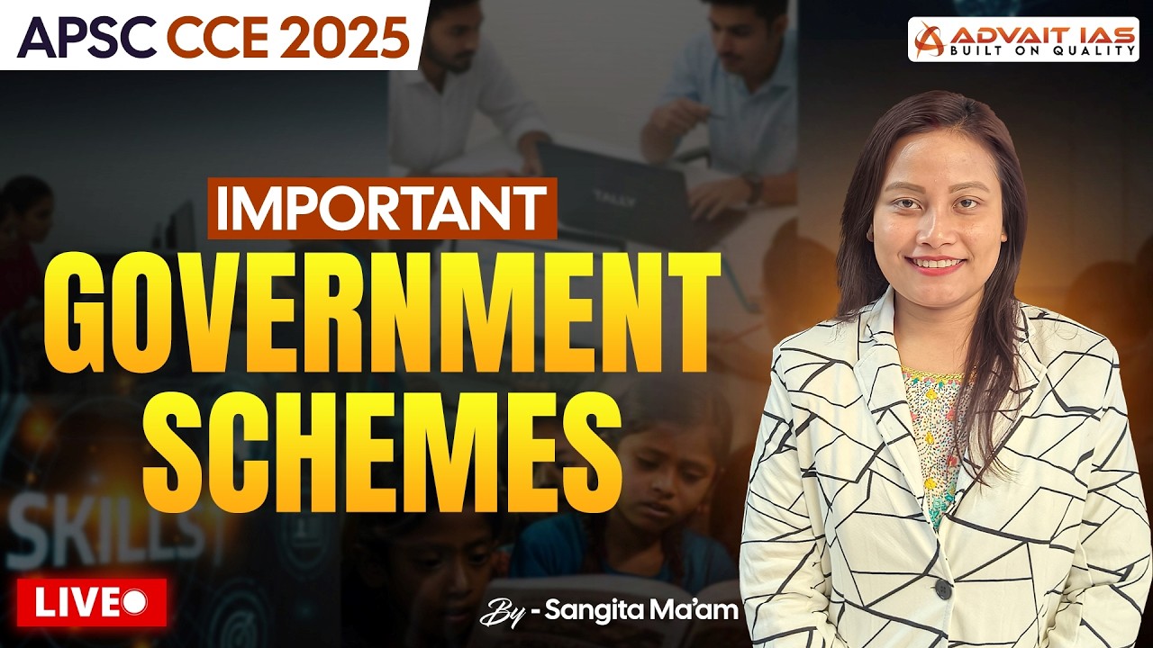 APSC CCE 2025 | Current Affairs | Important Government Schemes | By ...