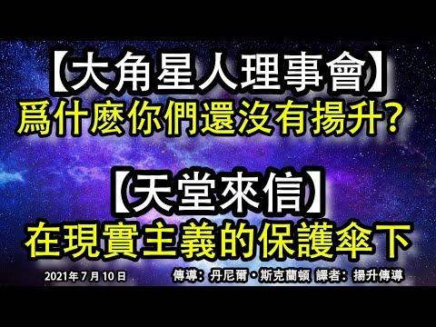 【大角星人理事會】《爲什麽你們還沒有揚升？》【天堂來信】《在現實主義的保護傘下》