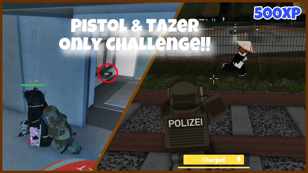 SEK GAMEPLAY👮‍♂️!!PISTOL AND TAZER ONLY CHALLENGE🔫!!EMERGENCY HAMBURG🚓!!