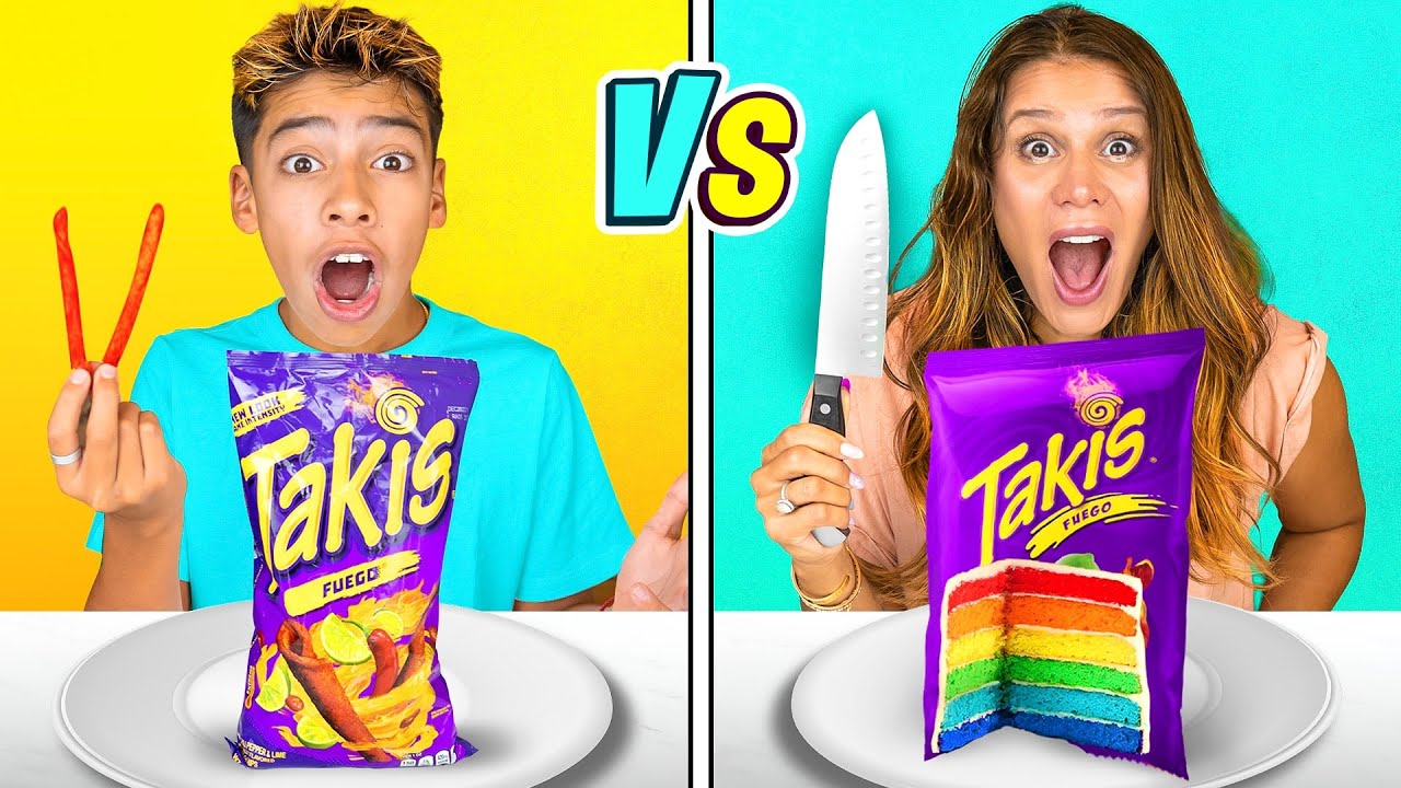 REAL Vs CAKE Challenge DELICIOUS