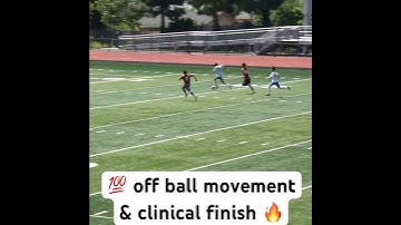 Perfect off-ball run & clinical finish from MLS Next U14 game 🔥 #soccer #golazo #u14 #mlsnext