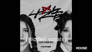 마마무+ (MAMAMOO+) | 솔라 (Solar) & 문별 (Moonbyul) - 나쁜놈 (Chico malo) [Hidden Vocal]