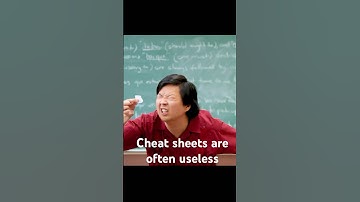 Cheat sheets are often useless#community #shorts #shortvideo #series #fouryou