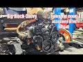 Big Block Chevy Holley mid mount accessory drive install