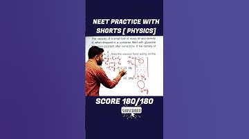 Neet physics questions 2023 viscous force #neet #physics #shorts #shortsfeed #shortsvideo