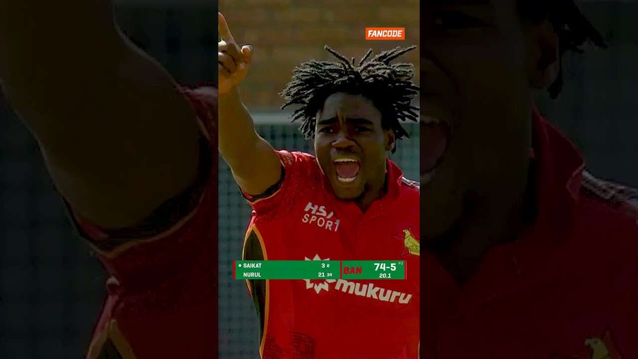 Name a low-scoring thriller better than this. We'll wait 🎬 🔥| #ZIMvBAN #Zimbabwe #Bangladesh #shorts