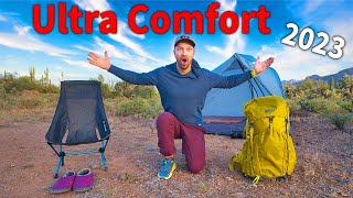 AVOID UNCOMFORTABLE BACKPACKING TRIPS! // Ultra Comfort Gear List 2023