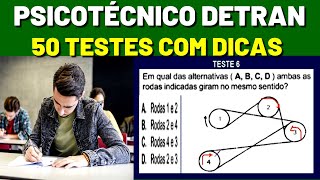 50 TESTES DE PSICOTÉCNICO DO DETRAN COM DICAS 2024