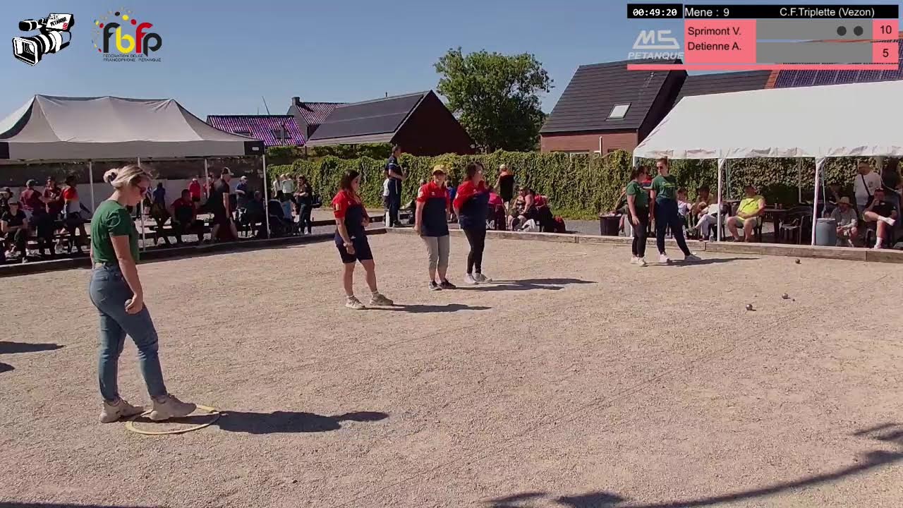 Miniature : Pétanque 2025 : Championnat Fédéral Triplette (Vezon) 1/8ème de finale