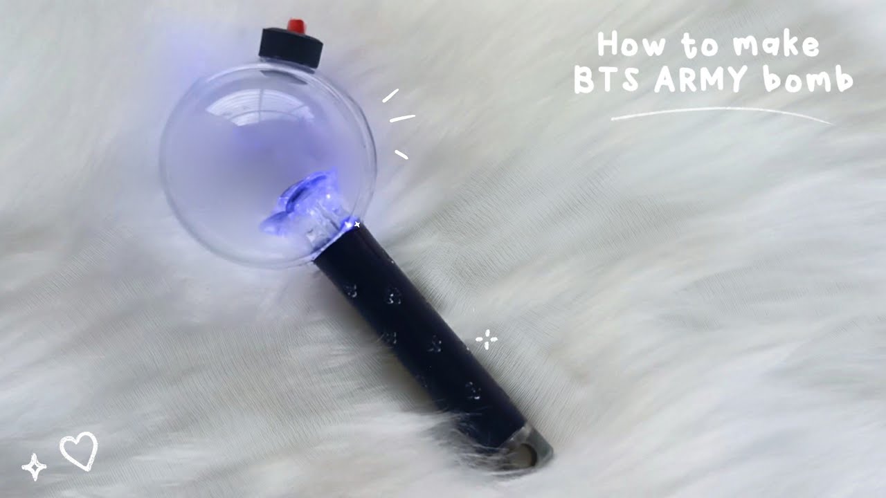 Easiest was to make ARMY bomb at home 💜