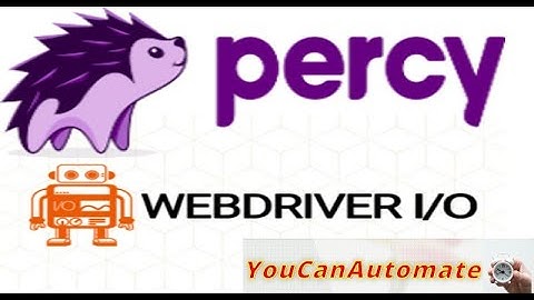 Visual Regression Testing using Percy in WebdriverIO | Percy | WebdriverIO