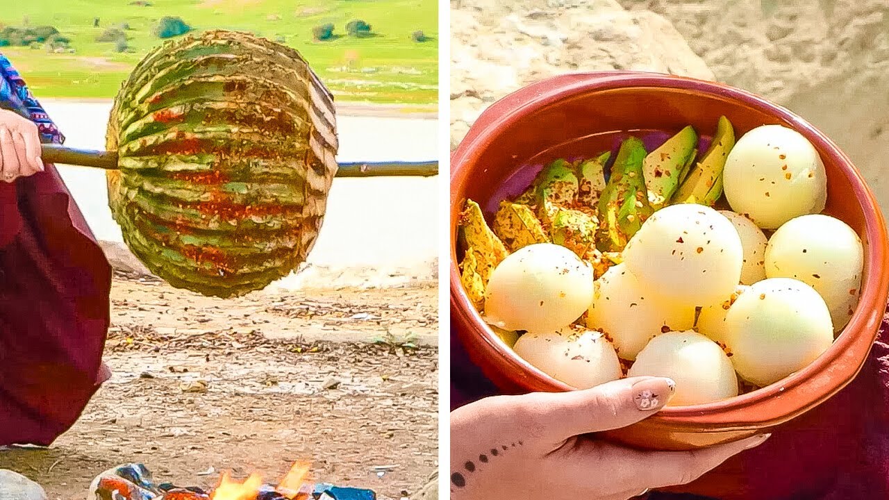 Exotic Meals From Cactus And Cucurbit You Can Cook In a Wild! - YouTube
