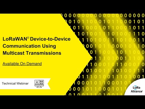 LoRaWAN® Device-to-Device Communication using Multicast Transmissions