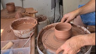 Throwing a Japanese-style (kinda) ceramic tea bowl on the potter's wheel How To Make A Traditional Japanese Matcha Teabowl Chawan On Potters Wheel Asmr Tutorial