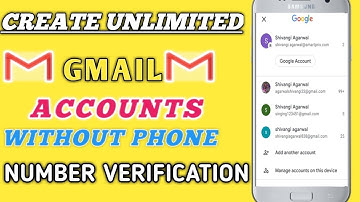 How to Create Gmail Account Without Phone Number (TRICKS)|Create Unlimited Gmail Accounts #gmail