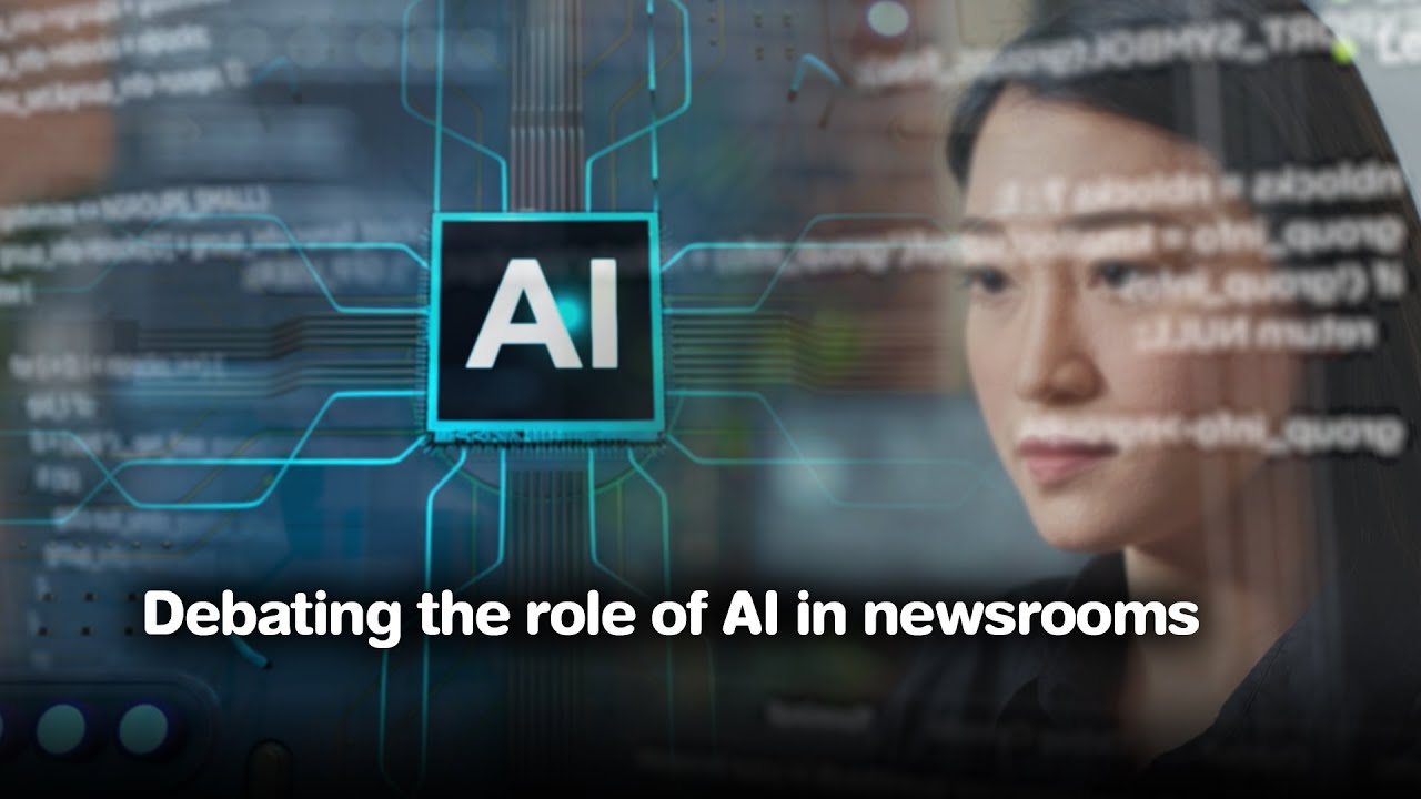 Debating the role of AI in newsrooms - YouTube
