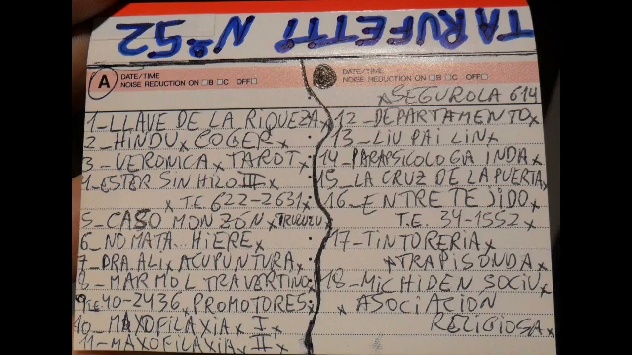 Dr  Tangalanga, Cassette 61 !!! 